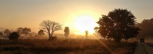 Sunrise over Kanha National Park